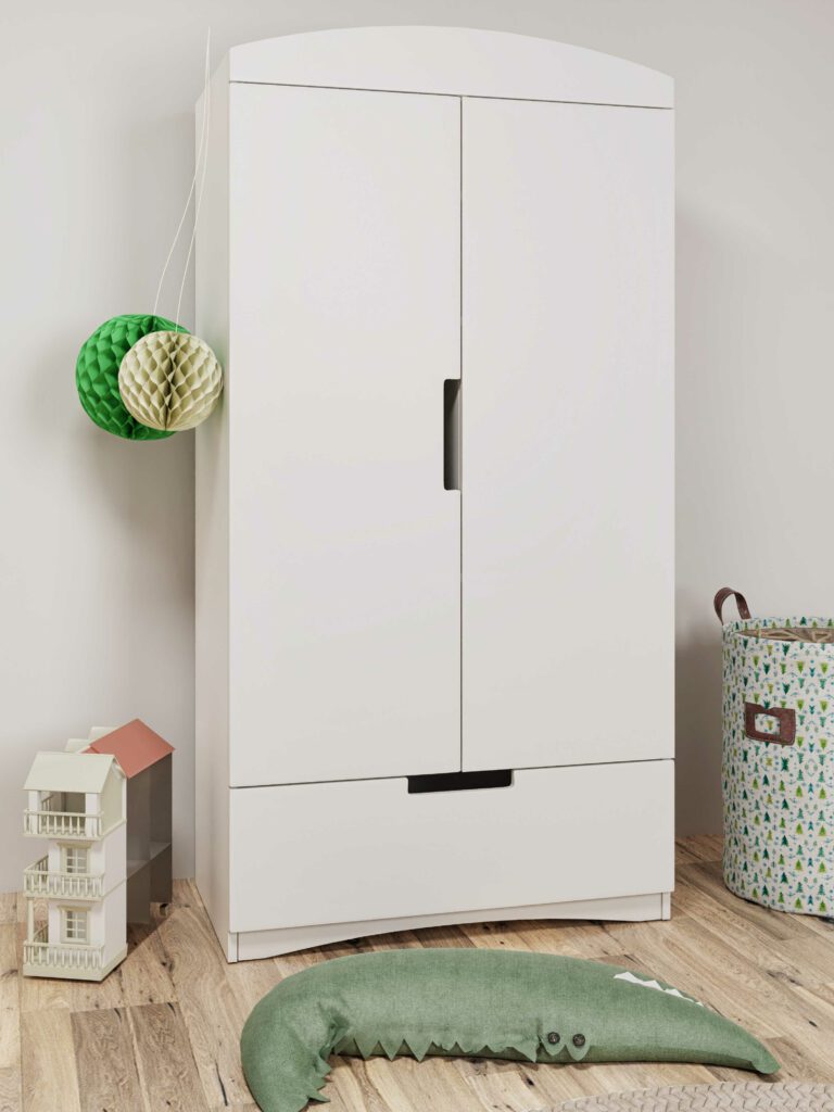 Armoire EMMA blanc chambre enfant Kamazza