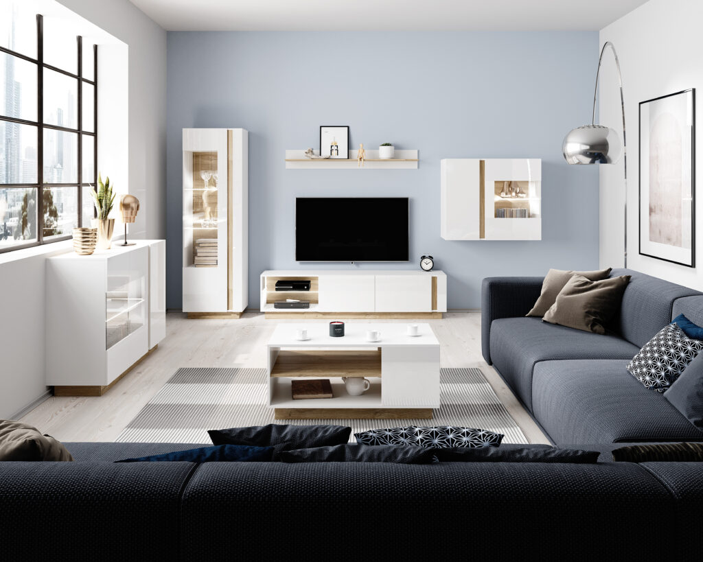 Vitrine BRYCE séjour moderne et tendance KAMAZZA