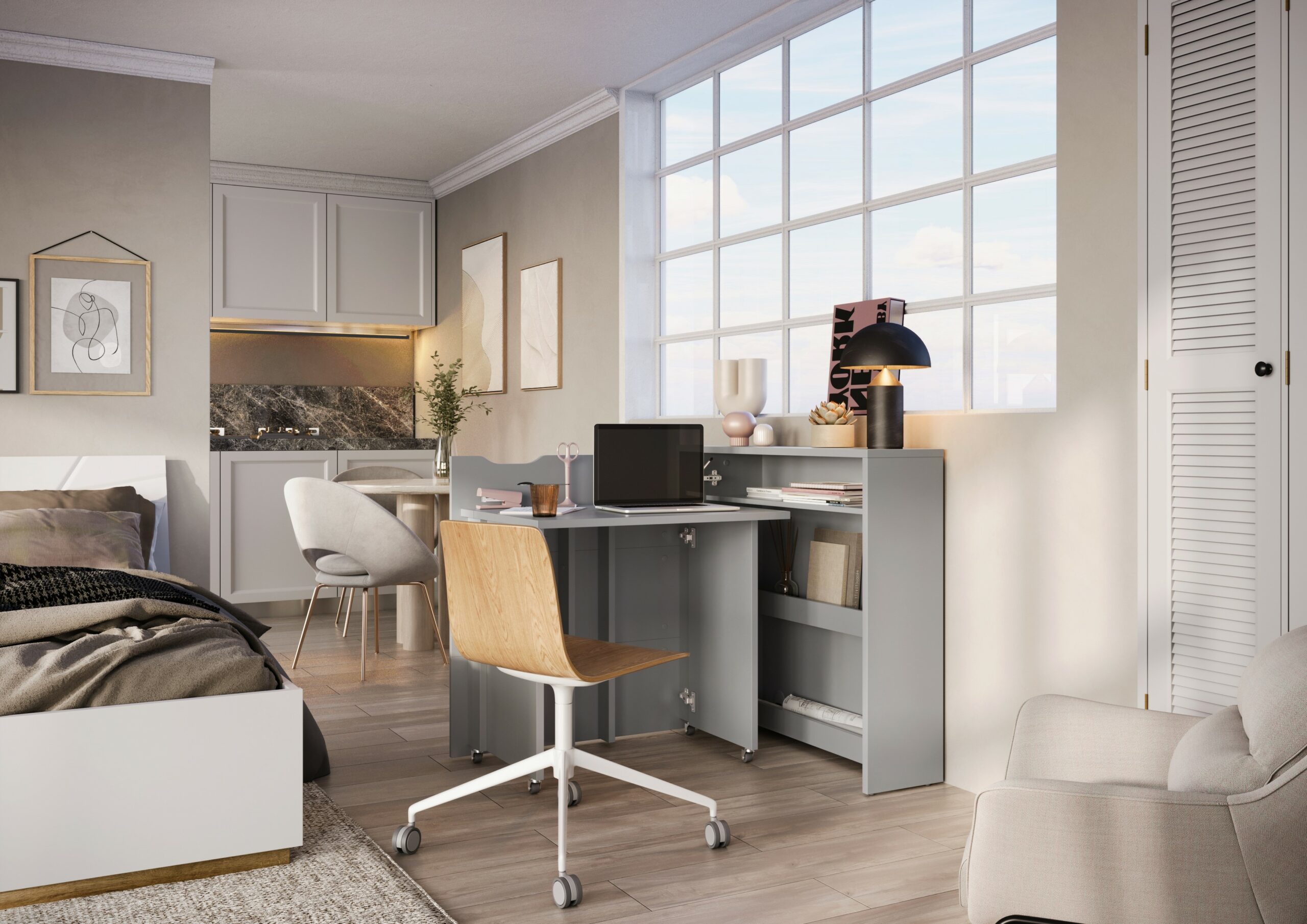 Lire la suite à propos de l’article Bureau escamotable design pour gagner de la place dans un petit appartement ? Nos conseilles pour bien choisir un bureau rétractable.