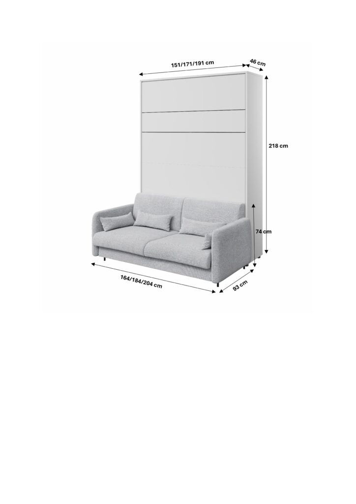 Dimensions SMART canapé.