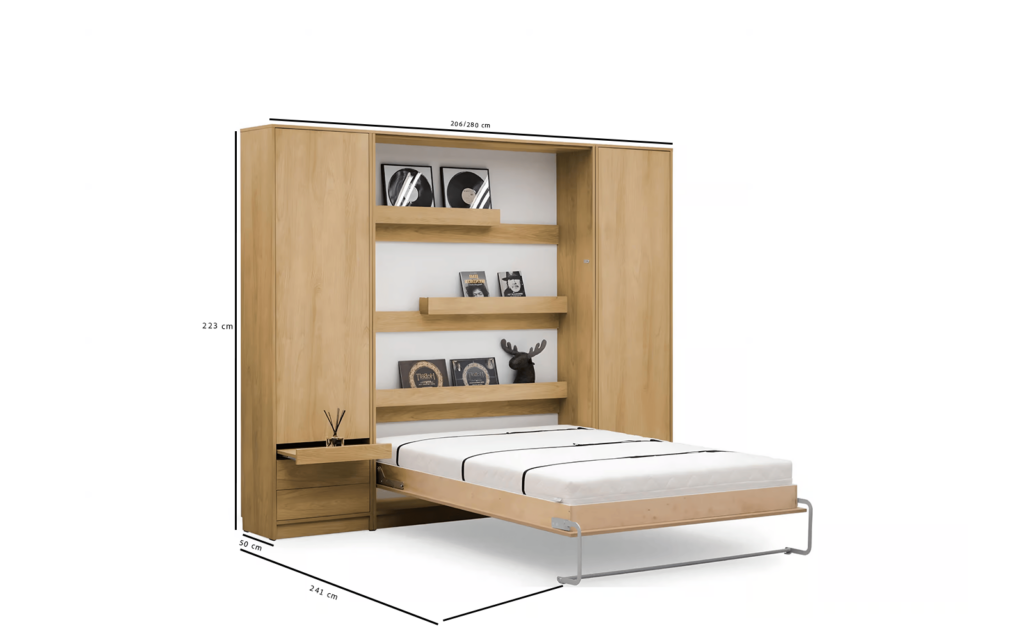 Dimensions LOLITA 1 table de chevet.
