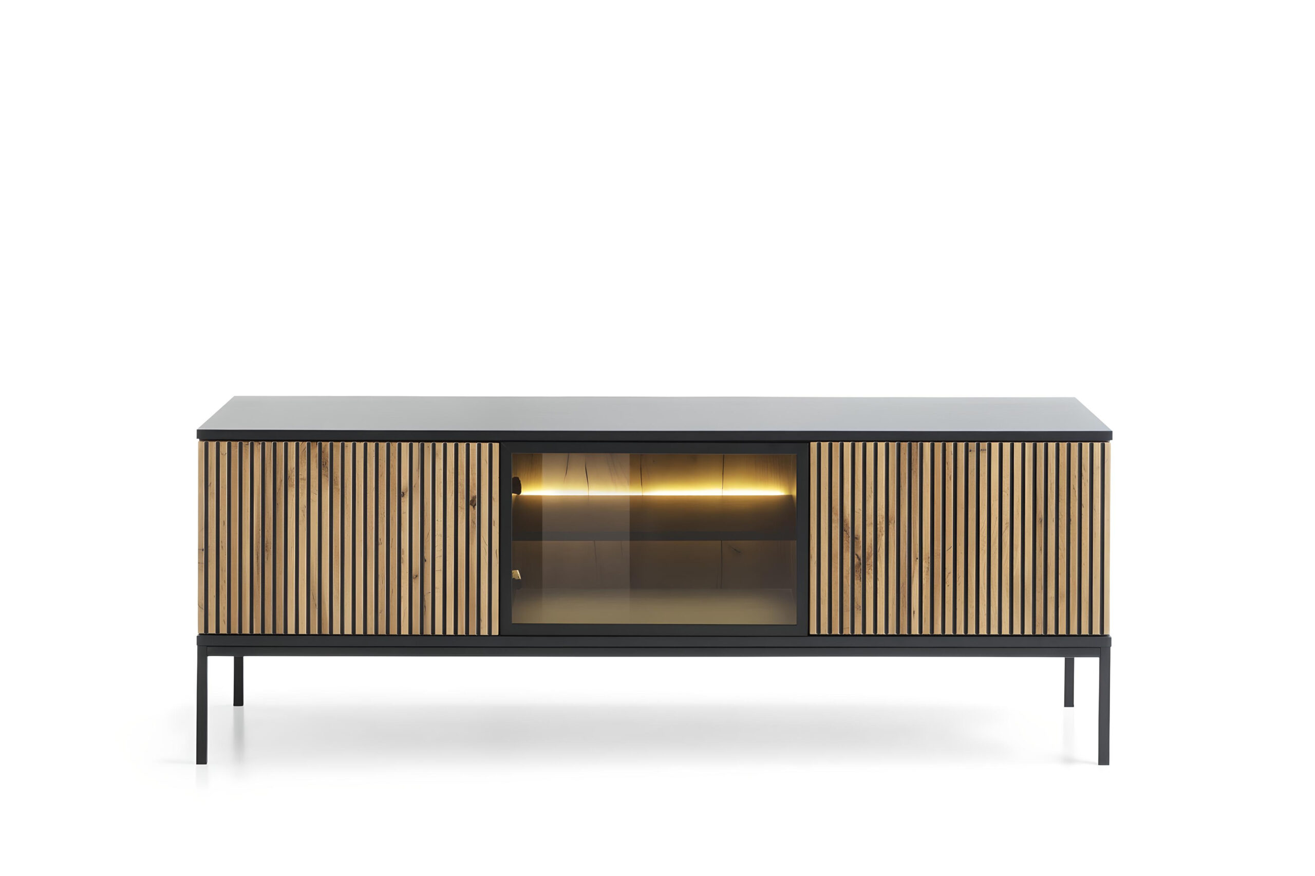 Le meuble télé 3 portes MAEL, un design contemporain alliant élégance et praticité Le meuble télé 3 portes MAEL, un design contemporain alliant élégance et praticité