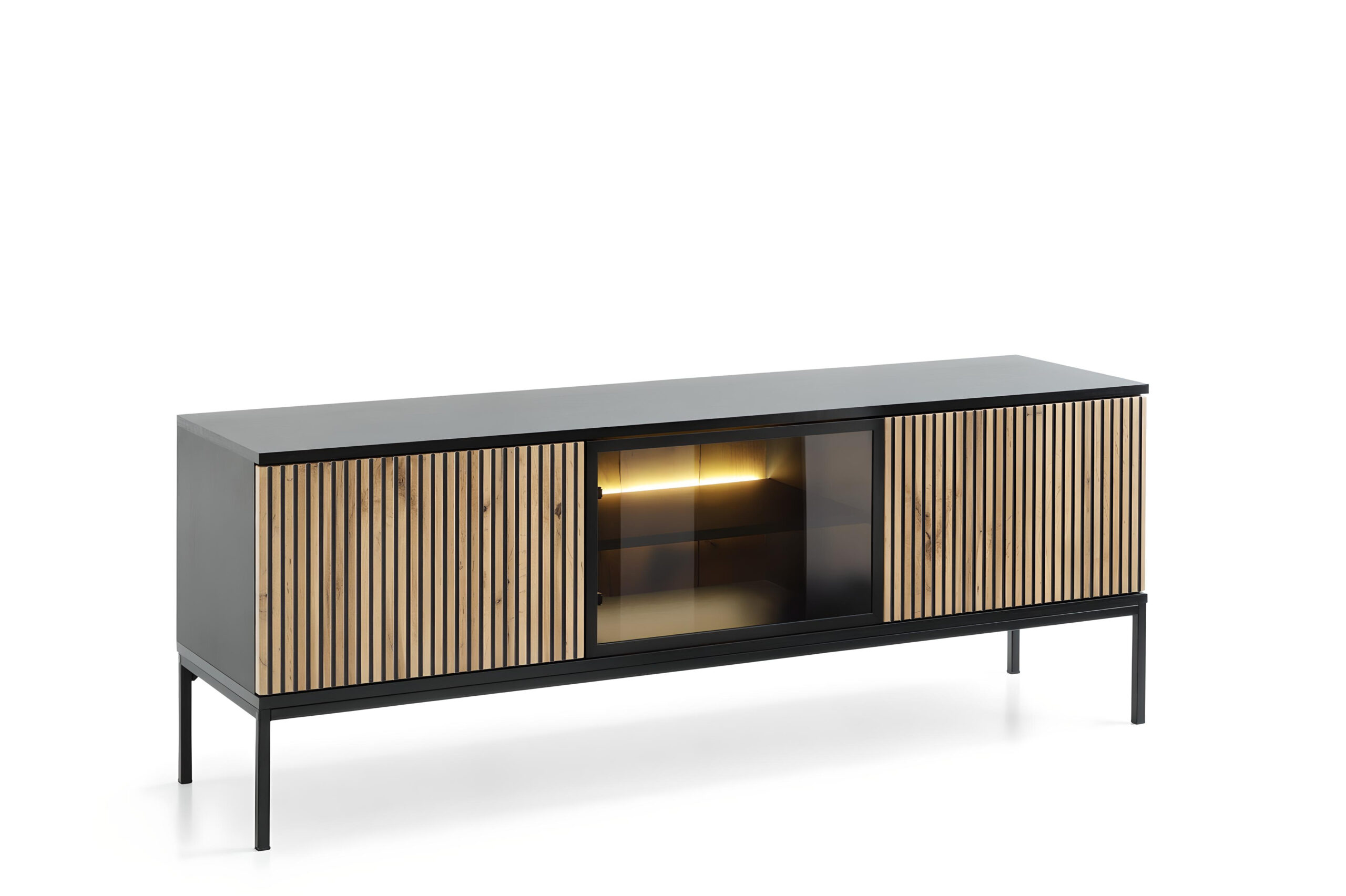 Meuble télé 3 portes MAEL tendance KAMAZZA Meuble télé 3 portes MAEL tendance KAMAZZA