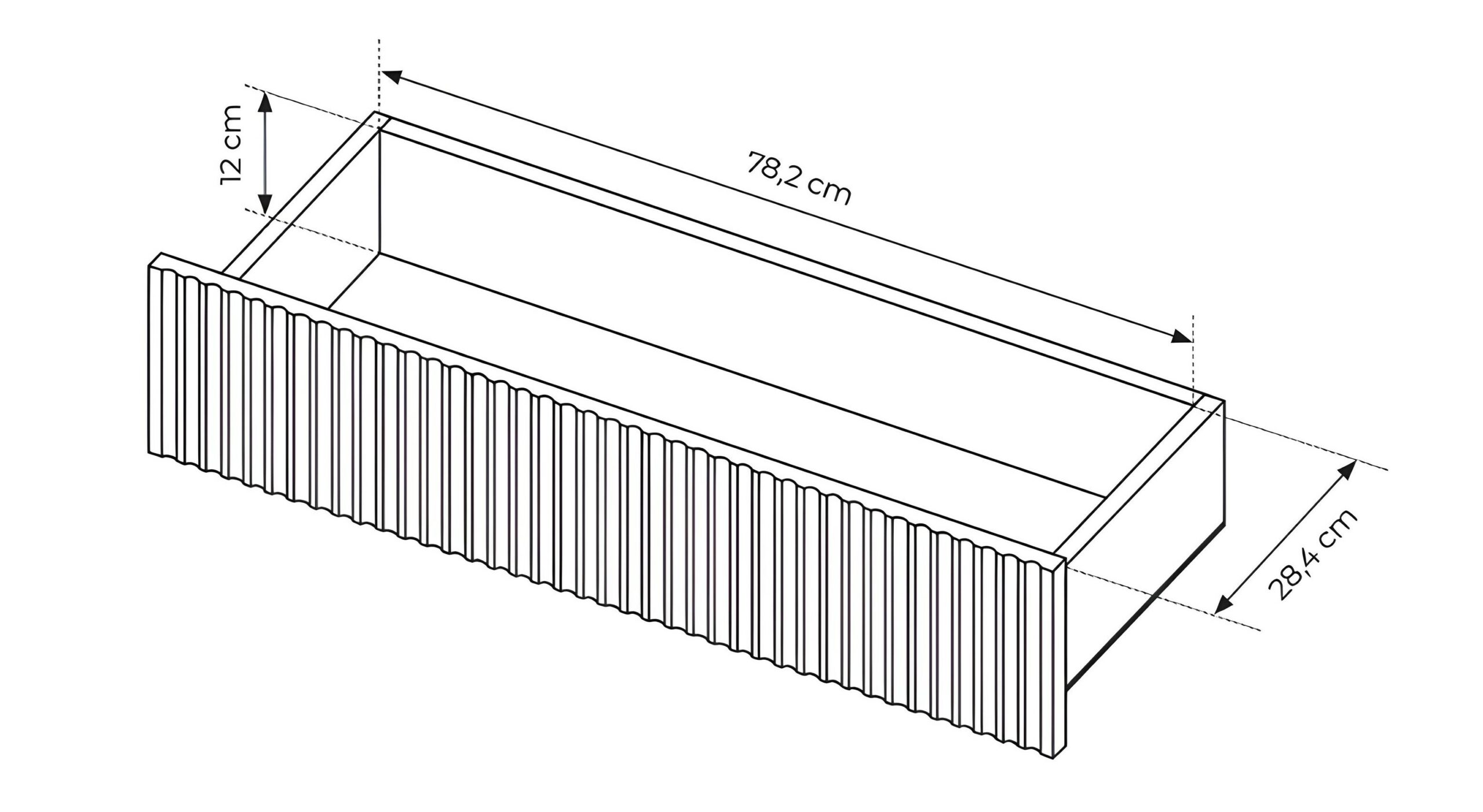 Dimension tiroirs buffet 2 portes 3 tiroirs 187 cm ROMANE