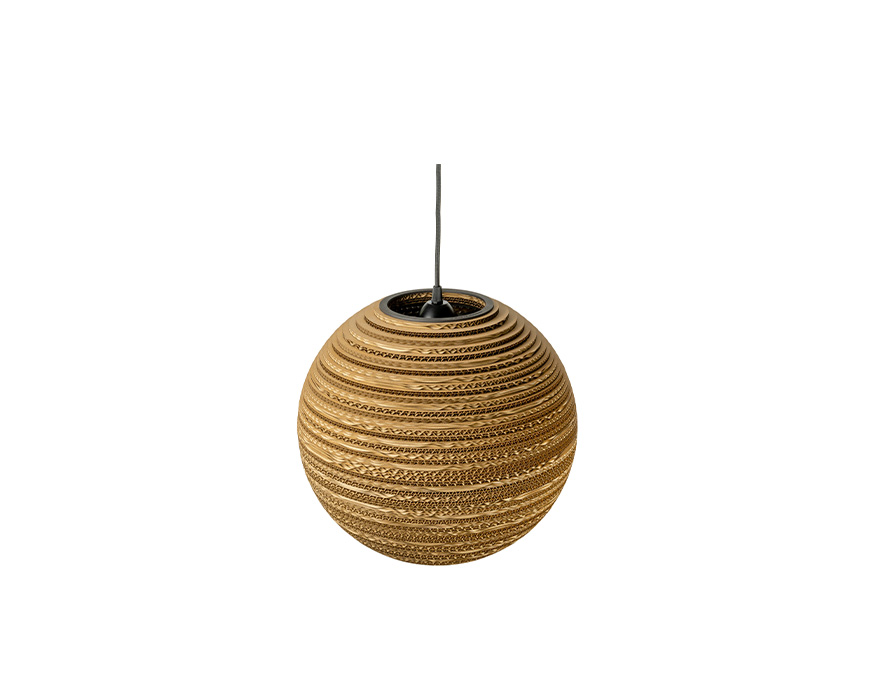 Suspension design boulle en carton recyclé - LOUNIE 35 2 KAMAZZA Suspension design boulle en carton recyclé - LOUNIE 35 2