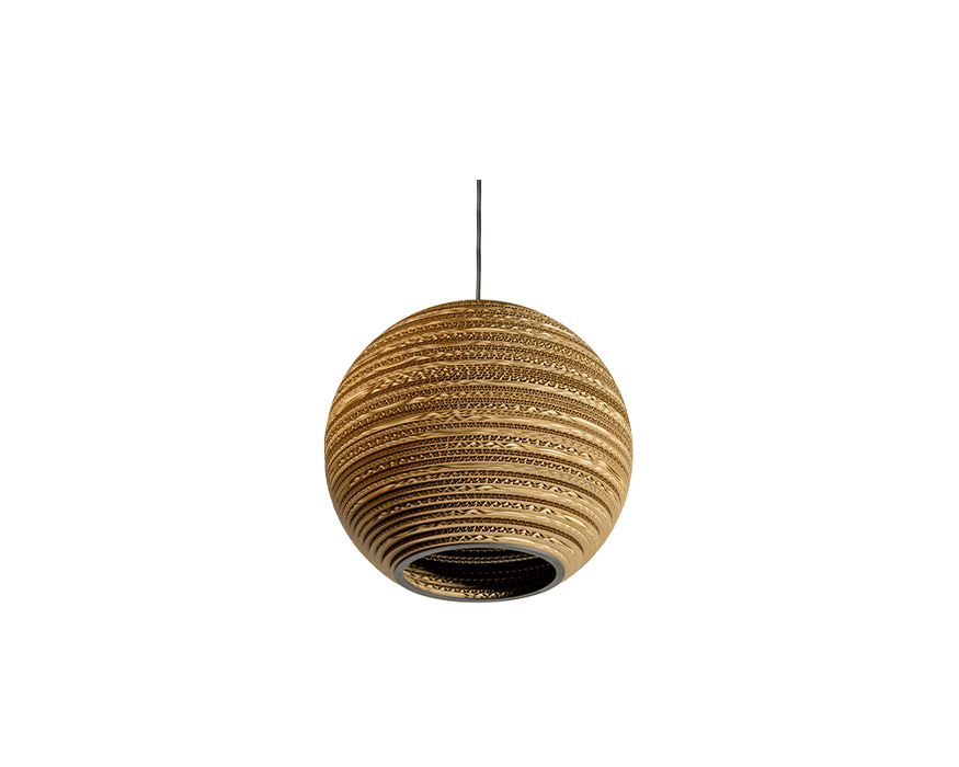 Suspension design boulle en carton recyclé - LOUNIE 35 3 KAMAZZA Suspension design boulle en carton recyclé - LOUNIE 35 3
