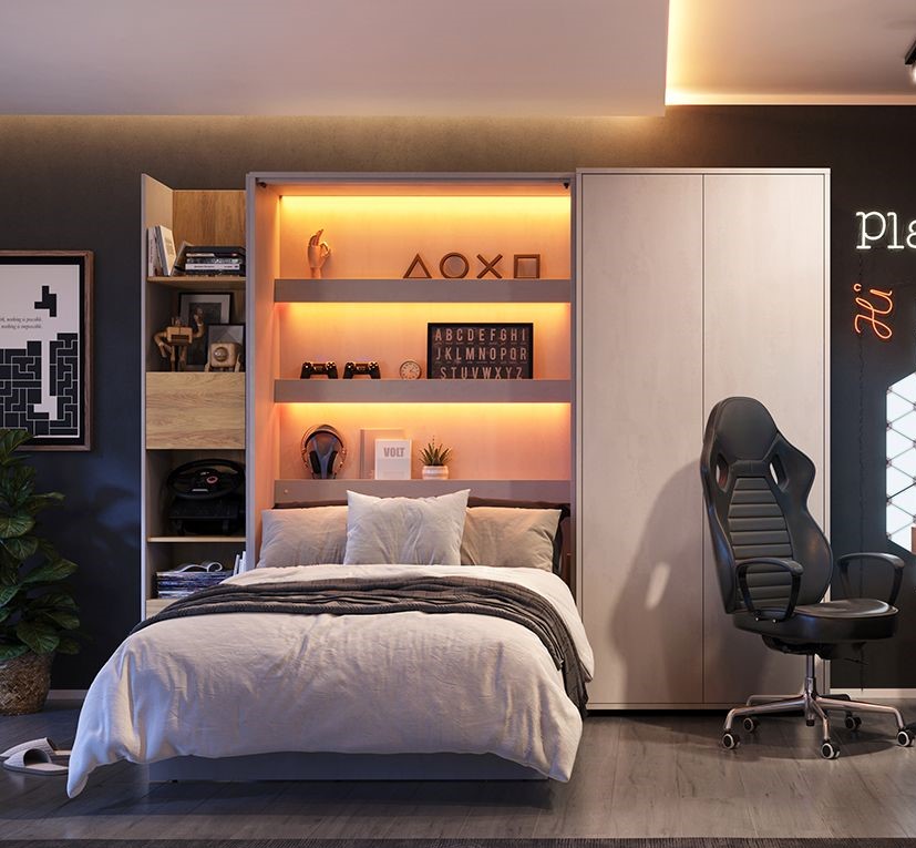 Lit escamotable 1 personne