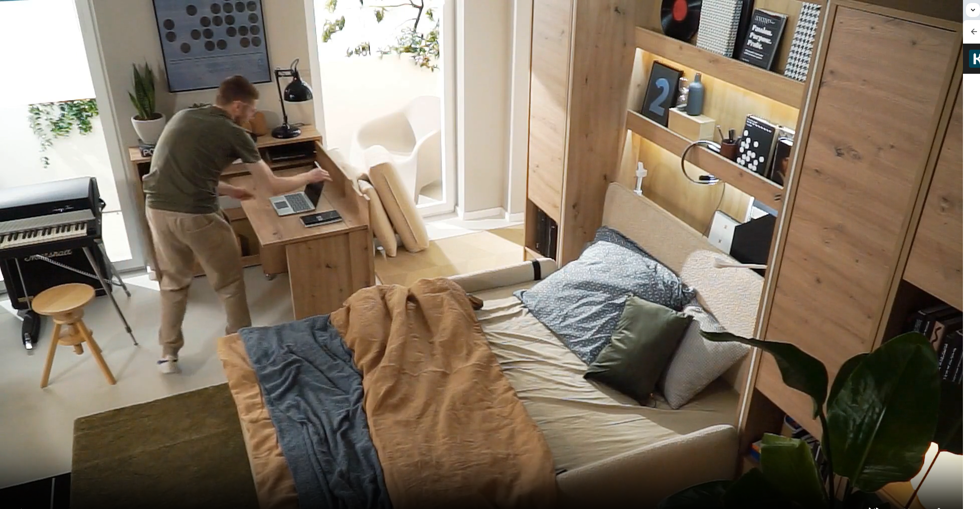 Lire la suite à propos de l’article Lit escamotable bureau : armoire lit escamotable avec bureau intégré, comment choisir son lit bureau escamotable.