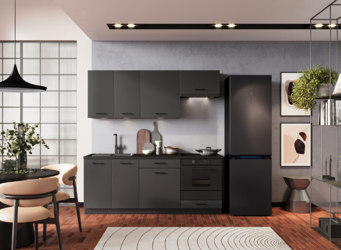 Kitchenette studio avec emplacement pour four encastrable 200 cm – ALLIA