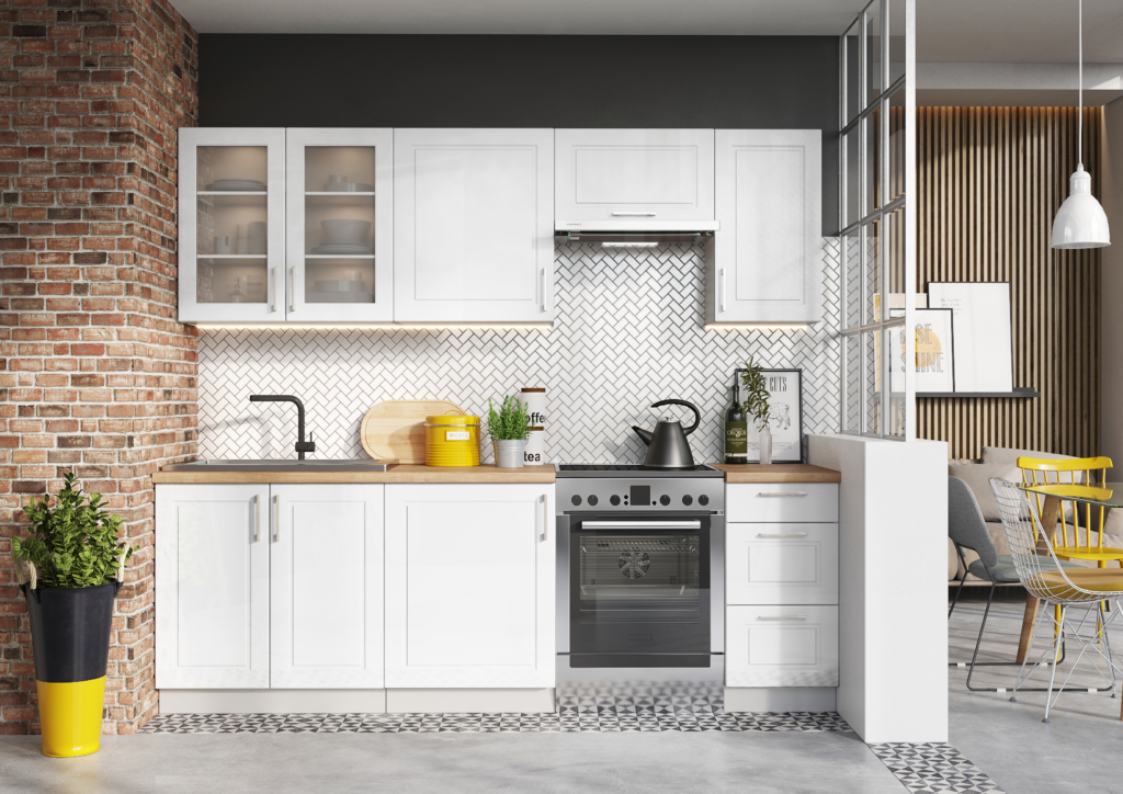 aménager une petite cuisine : MIA blanc